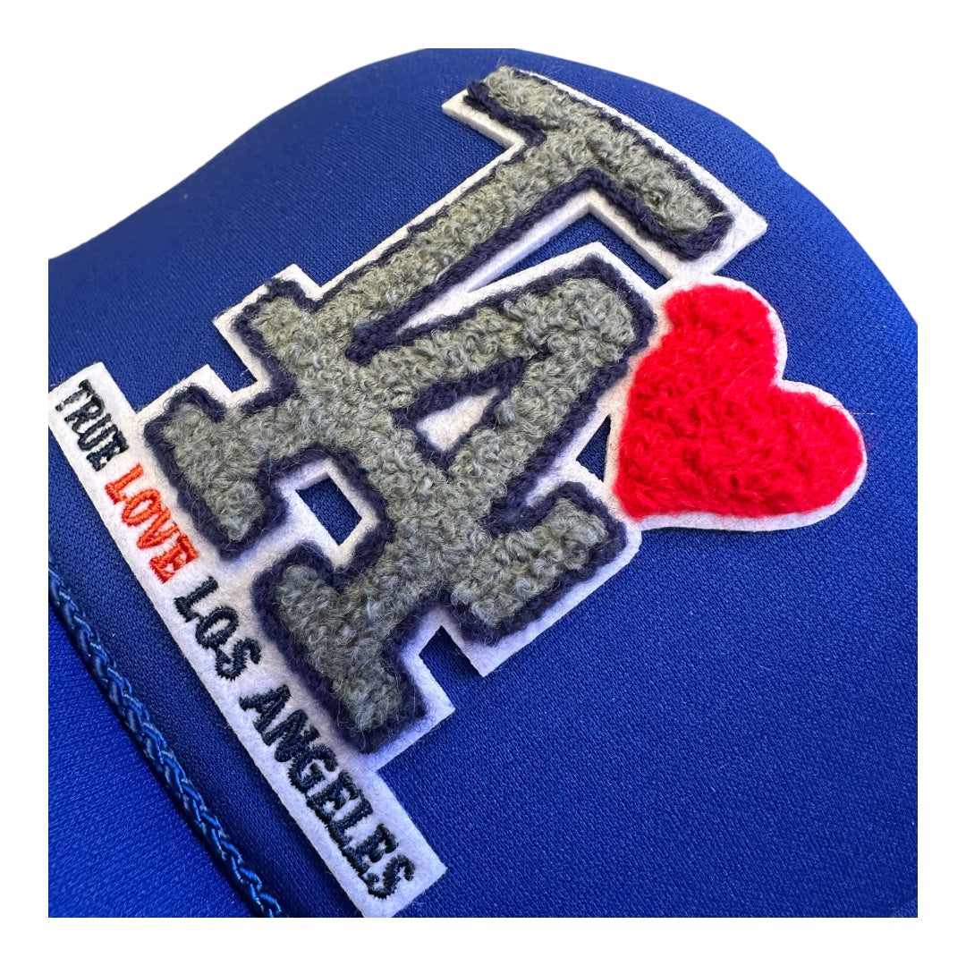 TRUE LOVE LOS ANGELES :: TRUCKER HATS FOR CA FIRE RELIEF :: Royal Blue