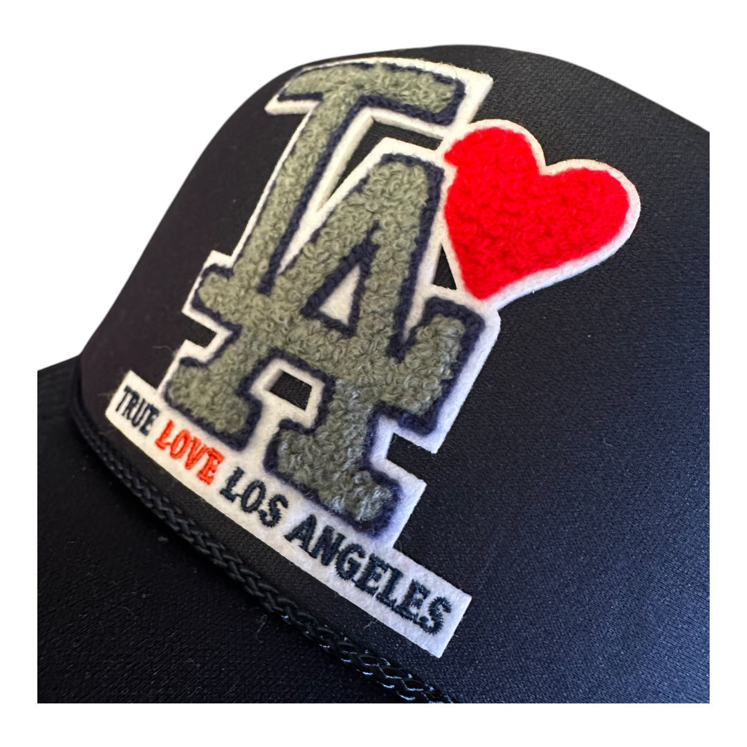 TRUE LOVE LOS ANGELES :: TRUCKER HATS FOR CA FIRE RELIEF :: Navy